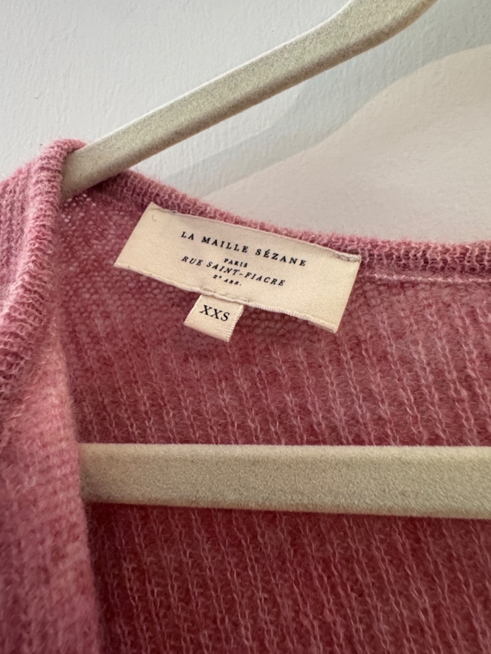 Sezane Gaspard Cardigan Bois De Rose - Size XXS - Picture 3 of 5